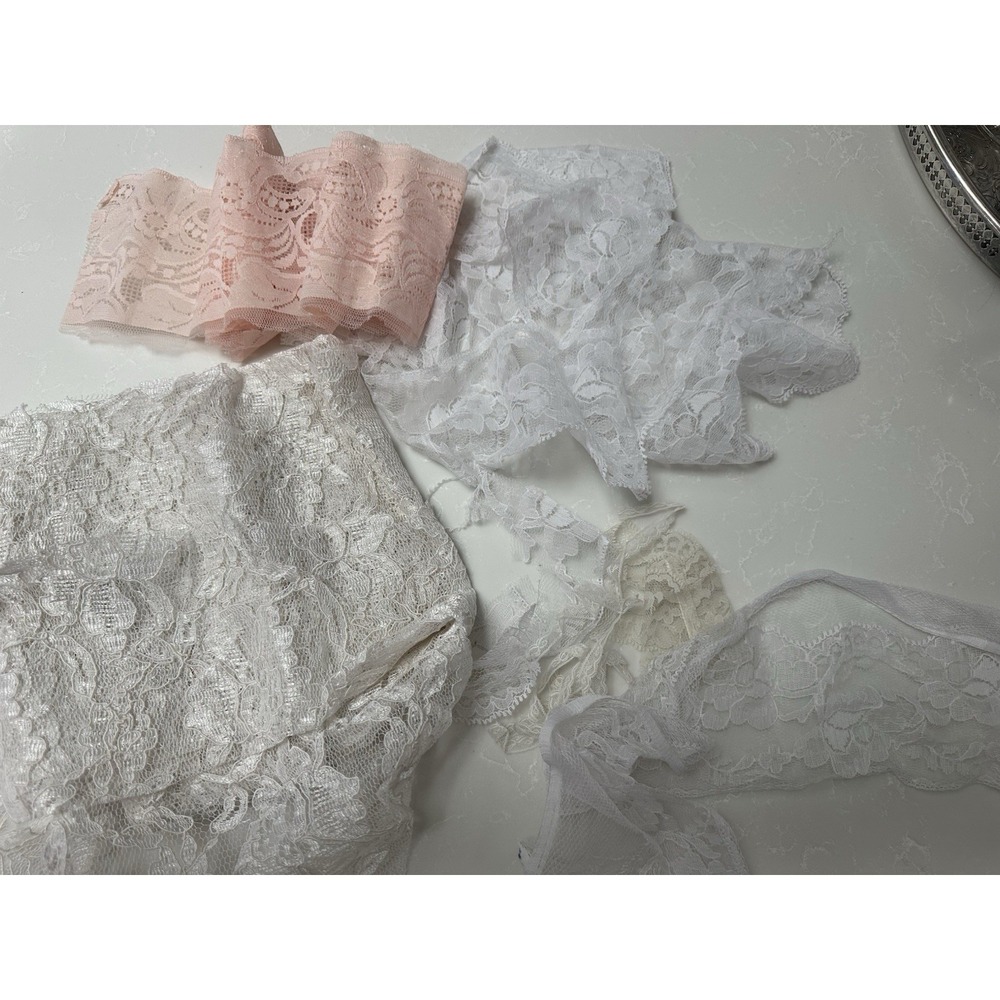Vintage 50s 60s 70s Lace Lot For Sewing Or Crafts